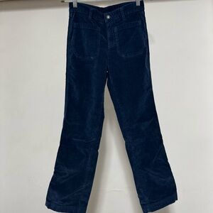 Free People Navy Cropped Pants